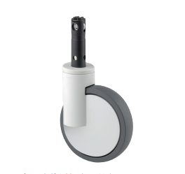 RUEDA INTEGRAL SMART 6 PULGADAS, 3 POSICIONES, CON FRENO CENTRAL, 150 MM, ESPIGO LARGO