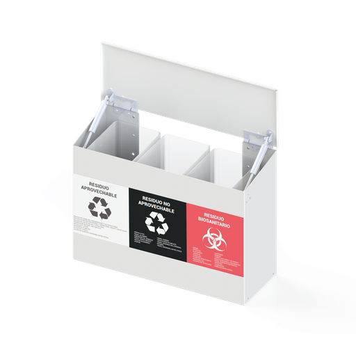 [75IB_60IB_BASURERO_LAT_ENS] BASURERO LATERAL X 3 ENSAMBLADO